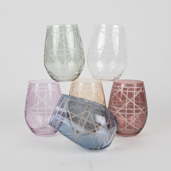 GLASS TUMBLER SET/6PCS GREEN (202016437)