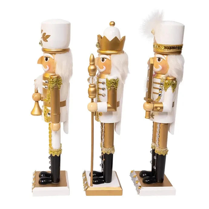 Gold & White Nutcracker