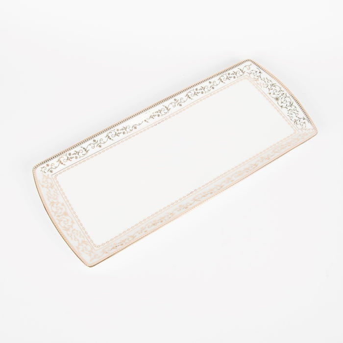 GOLDEN SERVING PLATTER 35X15CM (202073450)