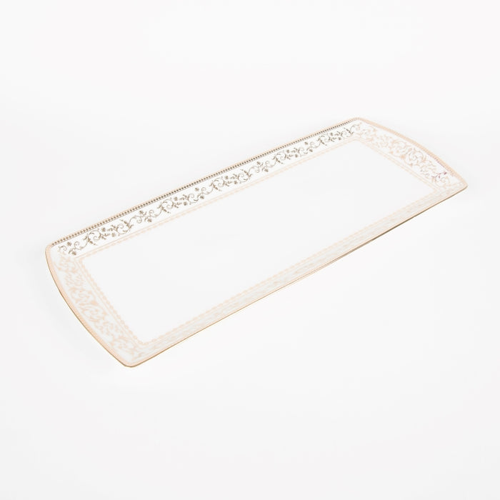 GOLDEN SERVING PLATTER 35X15CM (202073450)