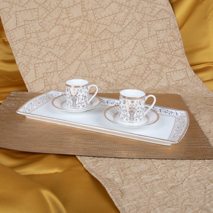 GOLDEN SERVING PLATTER 35X15CM (202073450)