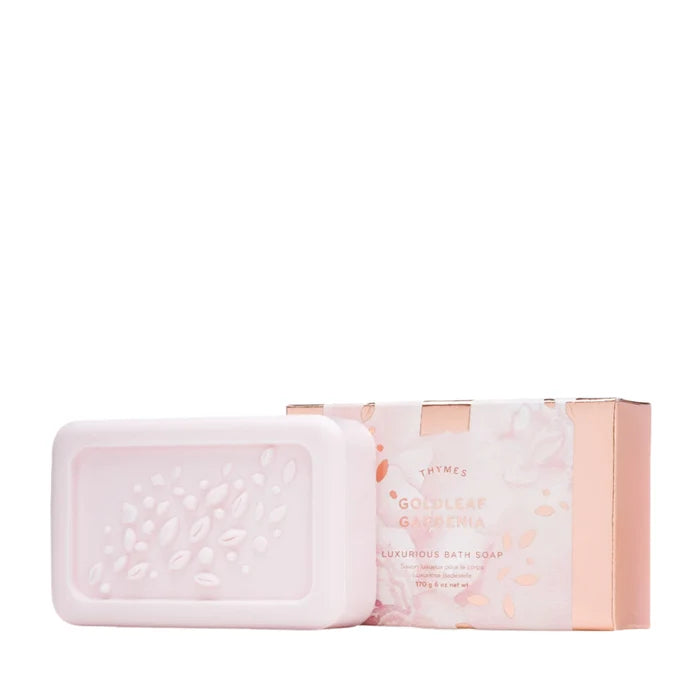 Thymes Goldleaf Gardenia Bar Soap