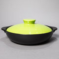 GREEN PORCELAIN CASSEROLE 2LITER (202029135)