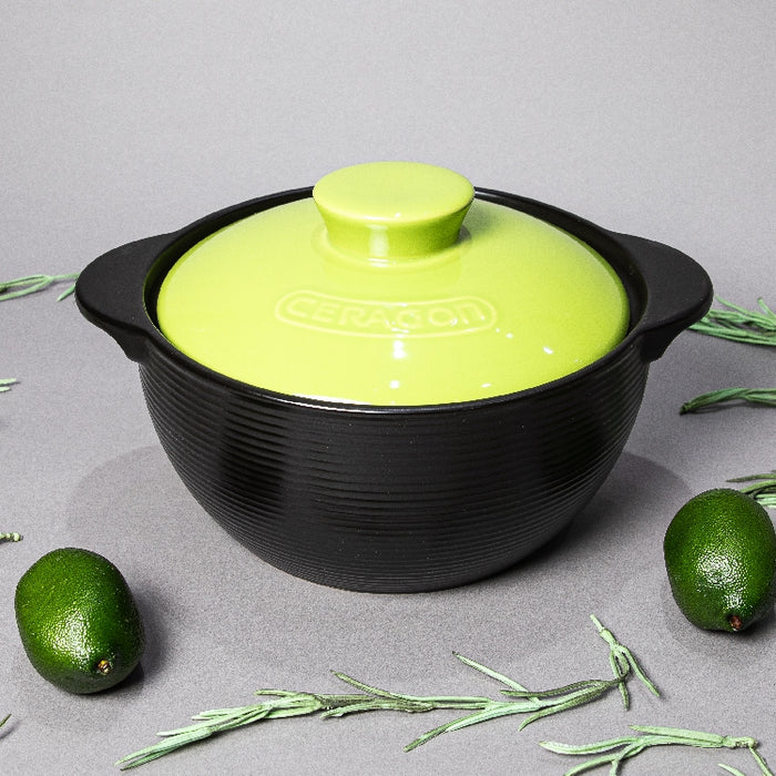 GREEN PORCELAIN CASSEROLE 3LITER (202029134)
