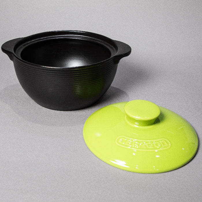 GREEN PORCELAIN CASSEROLE 4LITER (202029132)
