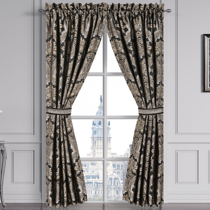 Harriman Black Window Panel Pair Window Panels By J. Queen New York