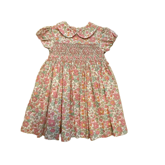 Question Everything Haven Floral Smocked Dress - Pink