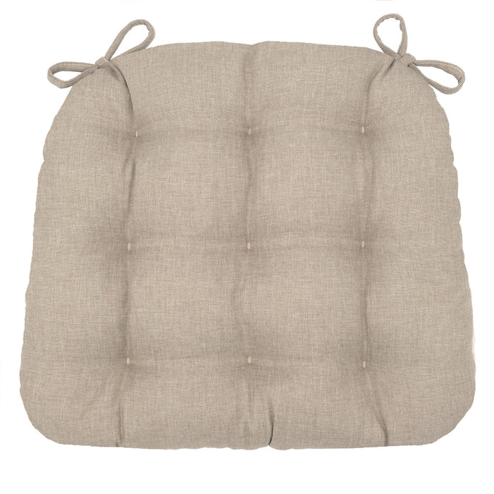 Hayden Beige Neutral Kitchen Dining Chair Pads