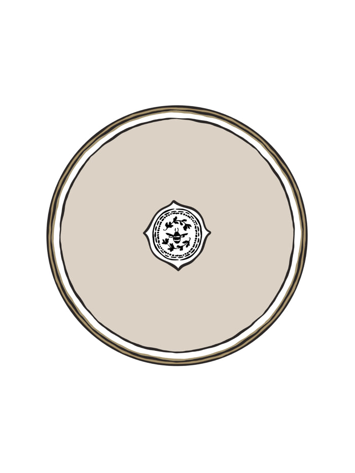 HELMSIE Linen Bee Dinner Plate - 8 pack