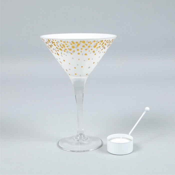 HOLIDAY PARTY TEALIGHT HOLDER MARTINI (428042625)