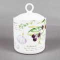 HOME & KTCHN PORCELAIN STORAGE JAR10.5X15.5  (202072684)