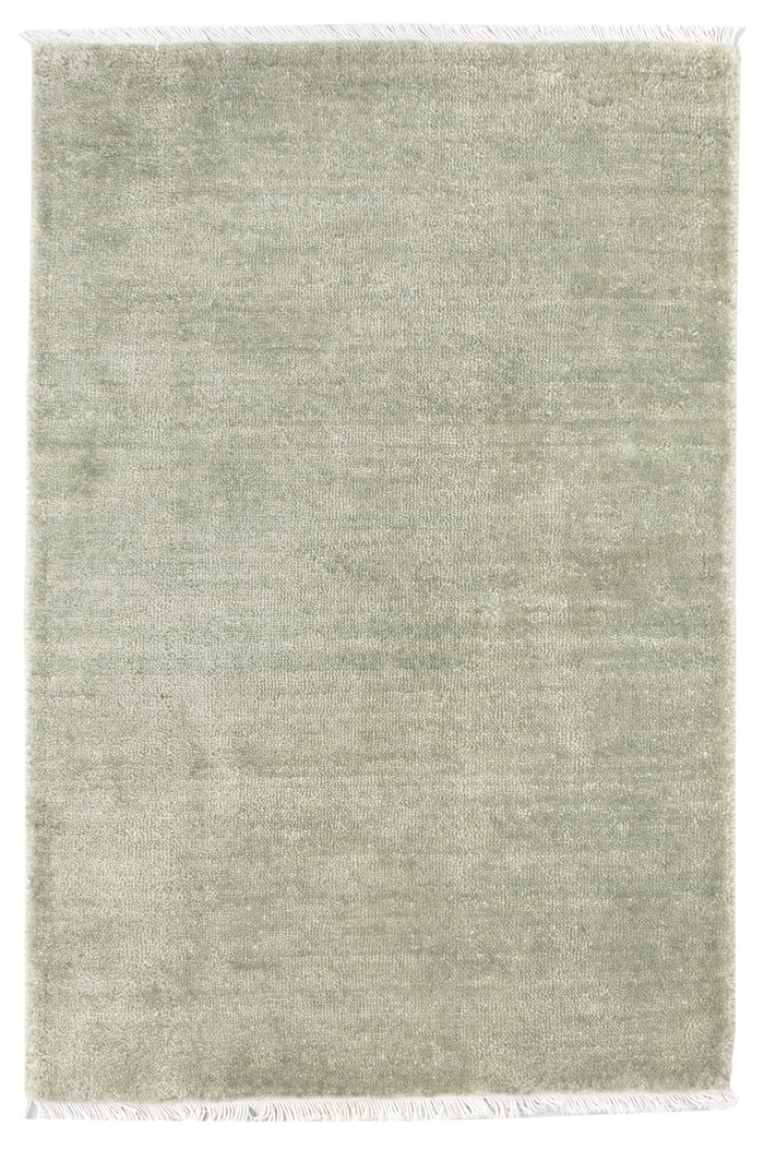 Hudson Desert Sage Hand Loom Knotted Rug Rug By Annie Selke