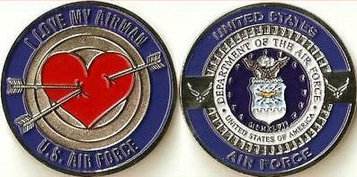 I Love My Airman Air Force Challenge Coin