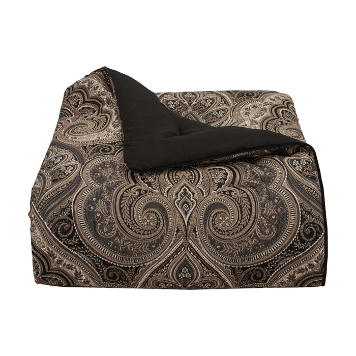J Queen Cipriana Bronze 4 Piece Comforter Set in QUEEN - Final Sale Comforter Sets By US Office - Latest Bedding