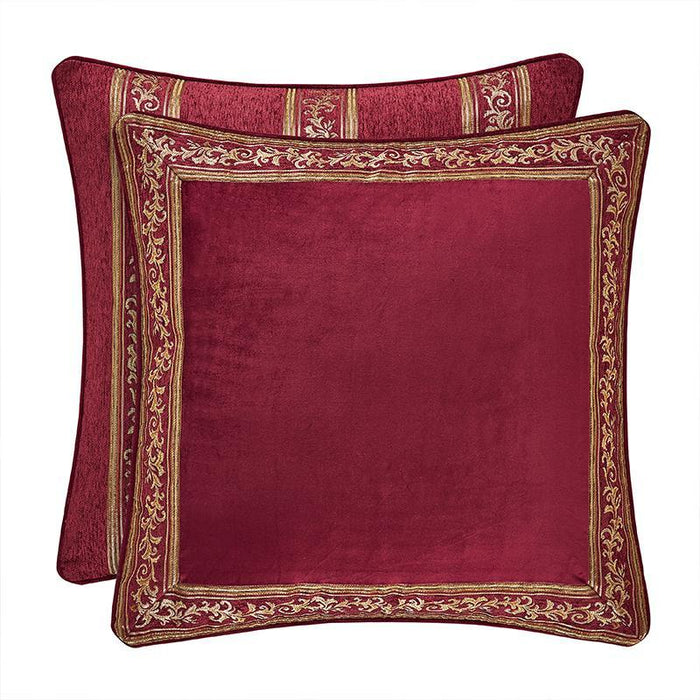 J Queen Maribella Crimson Euro Sham - Final Sale Euro Sham By US Office - Latest Bedding