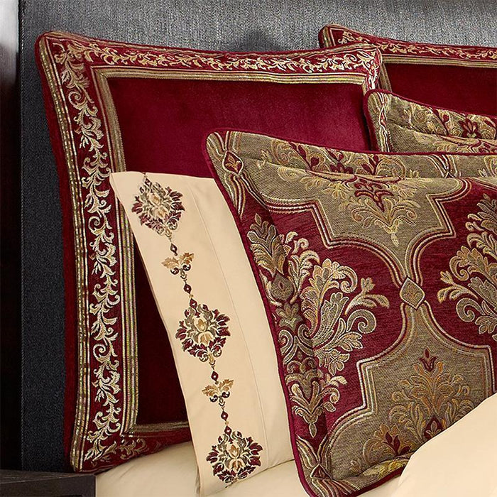 J Queen Maribella Crimson Euro Sham - Final Sale Euro Sham By US Office - Latest Bedding