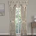 J Queen Potenza Sand Window Panel Pair - Final Sale Window Panels By US Office - Latest Bedding