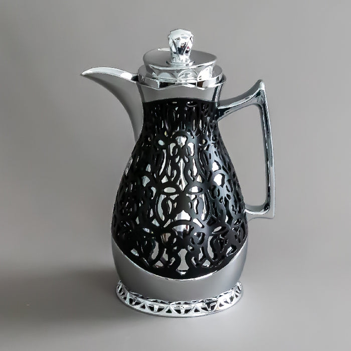 JIEGUAN VACUUM FLASK 1 LITER BLACK/SILVER (202035048)