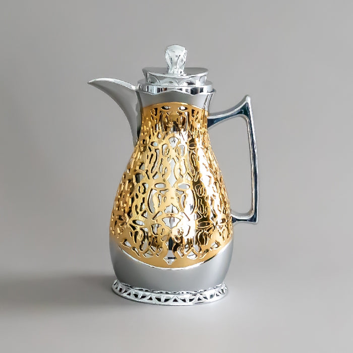 JIEGUAN VACUUM FLASK 1 LITER GOLD/SILVER (202035050)