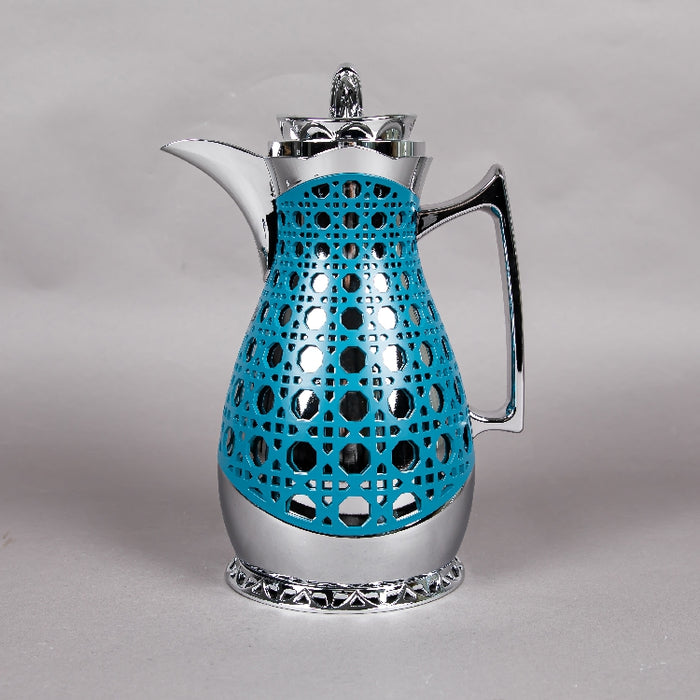JIEGUAN VACUUM FLASK 1LITER BLUE/SILVER (202035077)