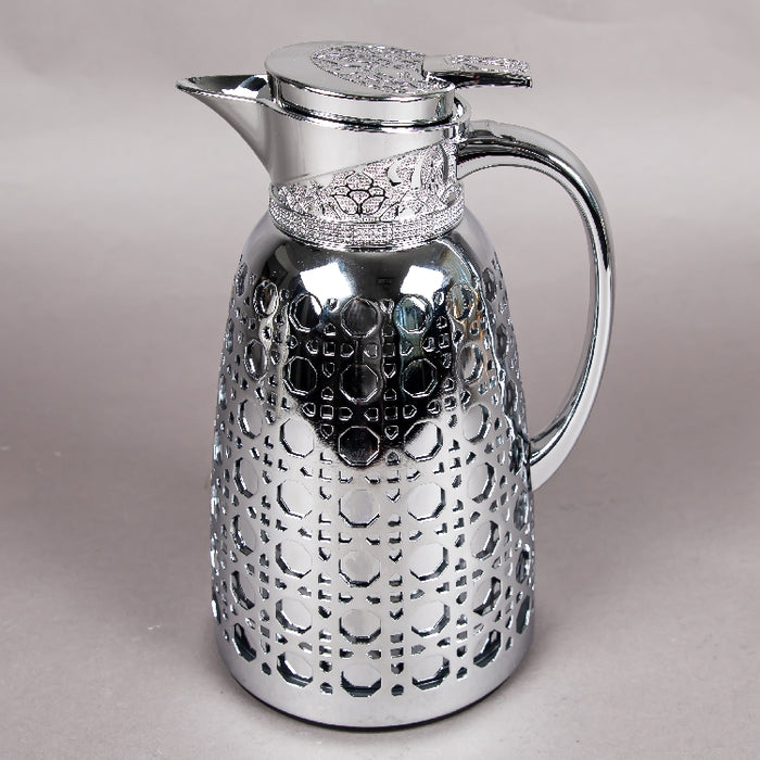 JIEGUAN VACUUM FLASK 1LITER CHROME/SILVER (202035074)