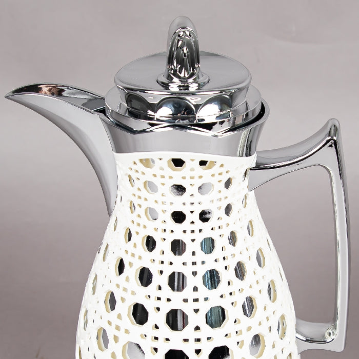 JIEGUAN VACUUM FLASK 1LITER CREAM/SILVER (202035079)