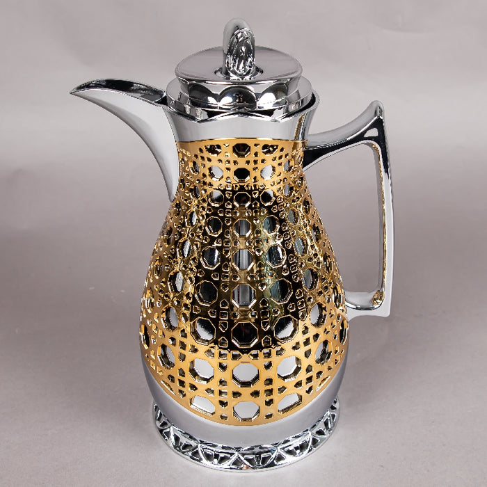 JIEGUAN VACUUM FLASK 1LITER GOLD/SILVER (202035081)