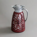 JIEGUAN VACUUM FLASK 1LITER MAROON/SILVER (202035040)