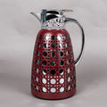 JIEGUAN VACUUM FLASK 1LITER MAROON/SILVER (202035070)
