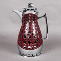 JIEGUAN VACUUM FLASK 1LITER MAROON/SILVER (202035076)