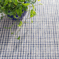 Journey Blue Handwoven Indoor/Outdoor Rug Rug By Annie Selke