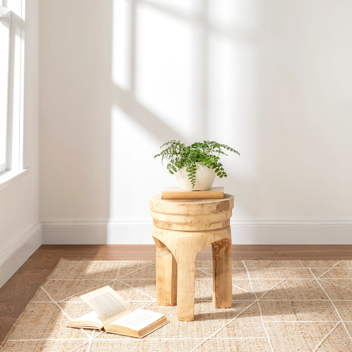 Judson Natural/Ivory Handwoven Jute Rug Rug By Annie Selke