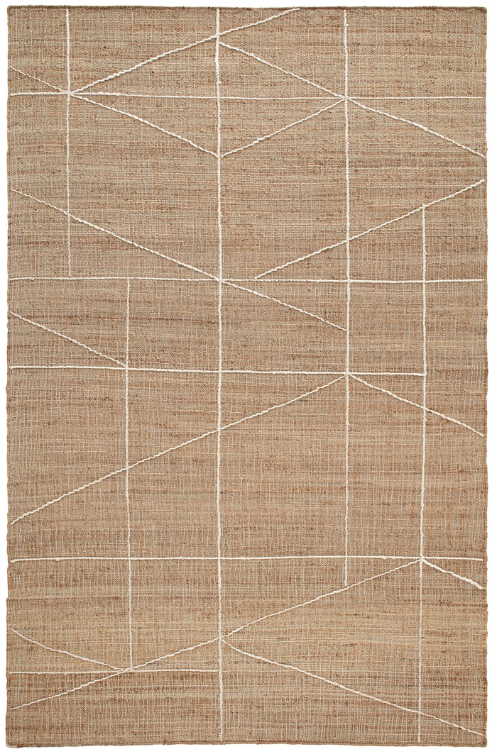 Judson Natural/Ivory Handwoven Jute Rug Rug By Annie Selke