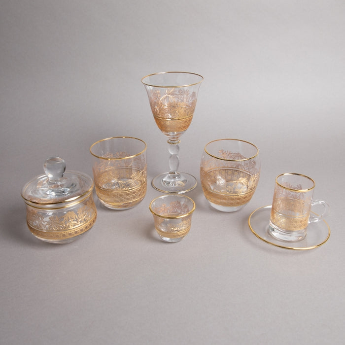 JUICE GOBLET SET/6PCS AMBER G1036/1Z (202016497)