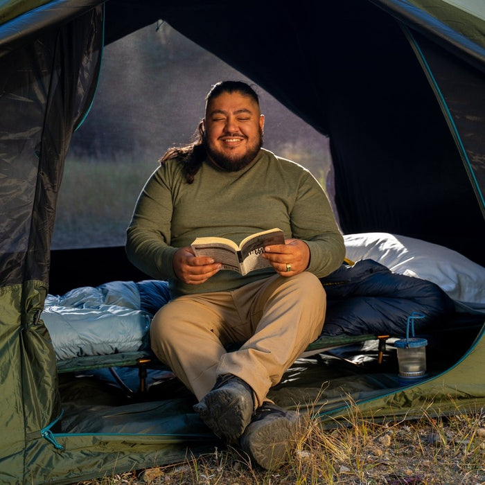 Kelty Lowdown Camp Cot Bed in Fern - Hill and Dale Outdoors