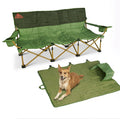 Kelty Three Seater Lowdown Couch in Dill/Duffle - Hill and Dale Outdoors