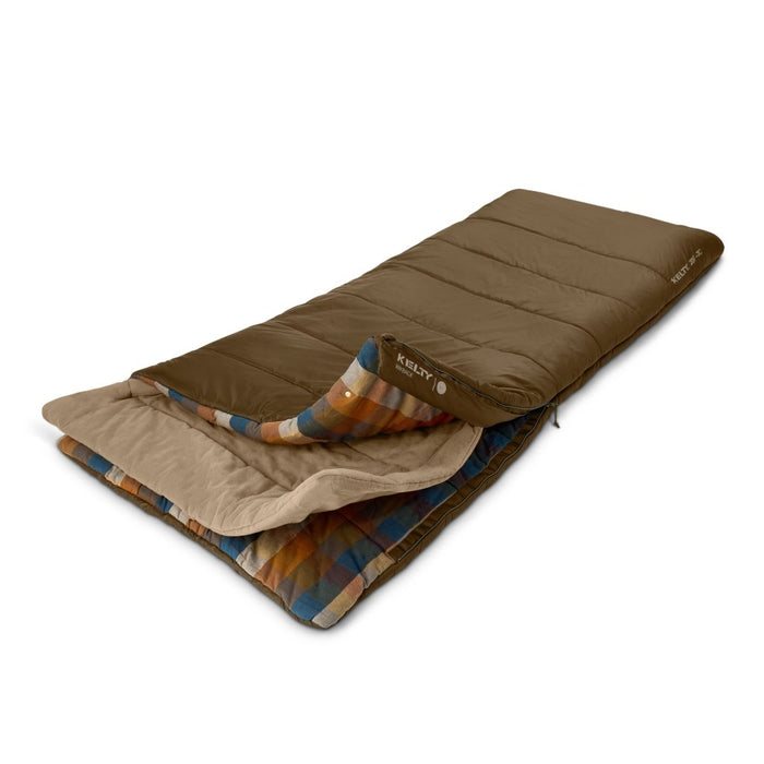KELTY WAYBACK 20 DEG BURNT OLIVE (ORGANIC FLANNEL & CIRROLOFT ECO) - Hill and Dale Outdoors
