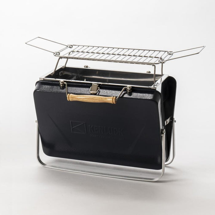 Kenluck Buddy Grill / BBQ - Hammertone Gloss Blue - Hill and Dale Outdoors