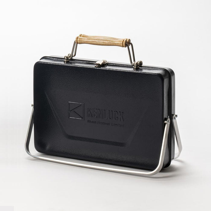 Kenluck Buddy Grill / BBQ - Hammertone Gloss Blue - Hill and Dale Outdoors
