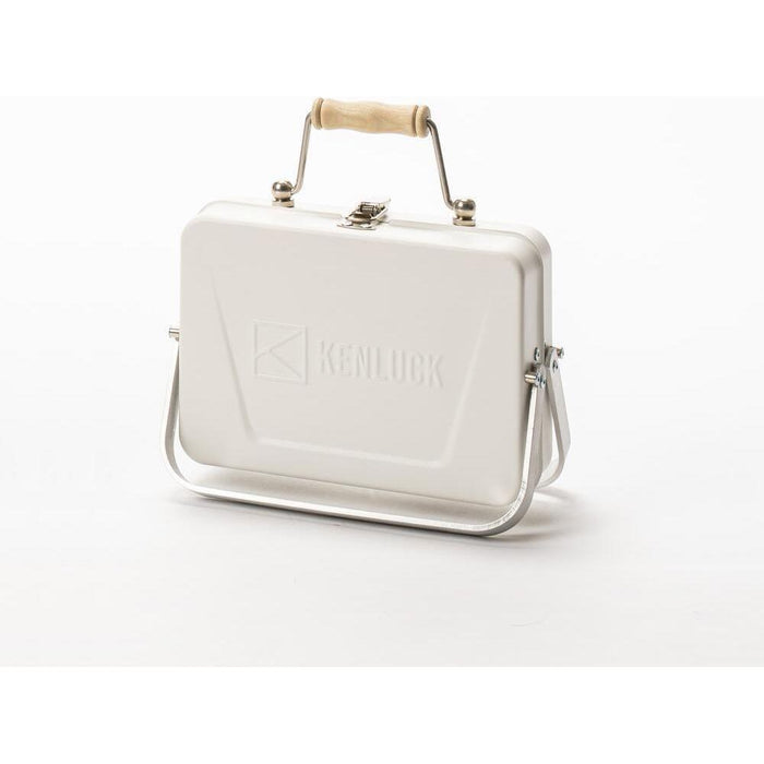 Kenluck Mini Grill / BBQ - Athena Matte White - Hill and Dale Outdoors
