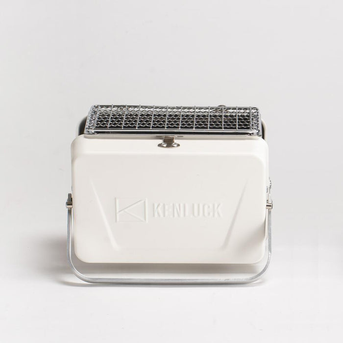 Kenluck Mini Grill / BBQ - Athena Matte White - Hill and Dale Outdoors