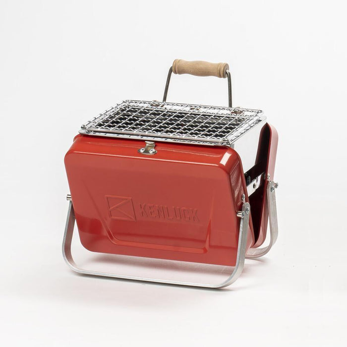 Kenluck Mini Grill / BBQ - Lucky Gloss Red - Hill and Dale Outdoors