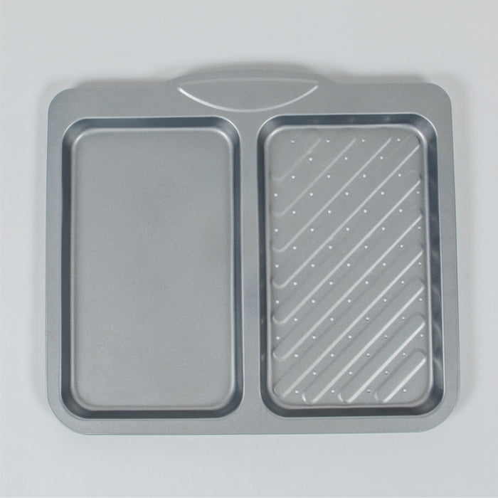 KITCHEN CRAFT TWIN SECTION BAKING TRAY 40X35 (202041372)
