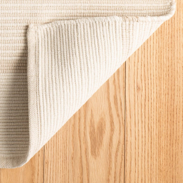 La Mirada Wheat Handwoven Cotton Rug Rug By Annie Selke