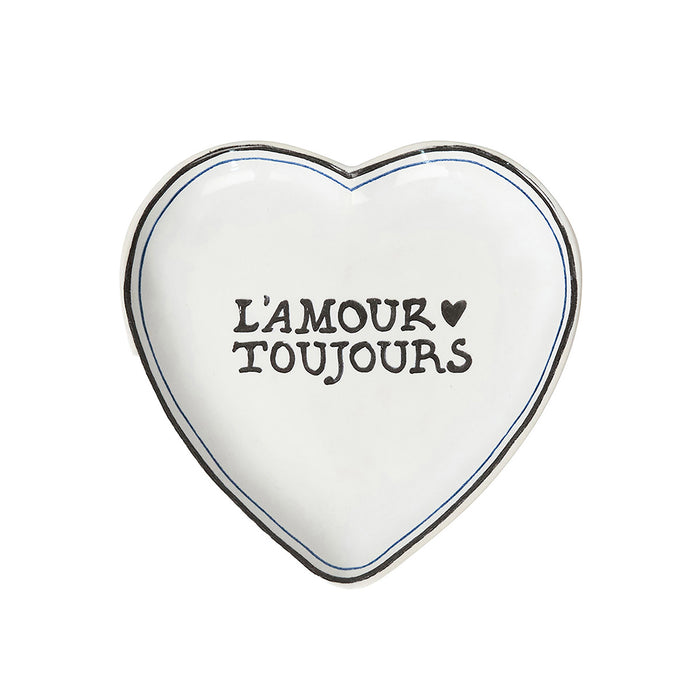 Juliska L'Amour Toujours 7" Heart Tray, La Petite Maison