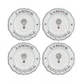 Juliska L'Amour Toujours Dessert/Salad Plate Set/4