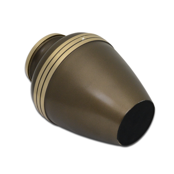 Large/Adult 220 Cubic Inches Brown Brass Dover Funeral Cremation Urn for Ashes