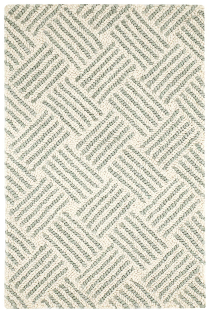 Layers Desert Sage Hand Hooked Wool Rug Rug By Annie Selke
