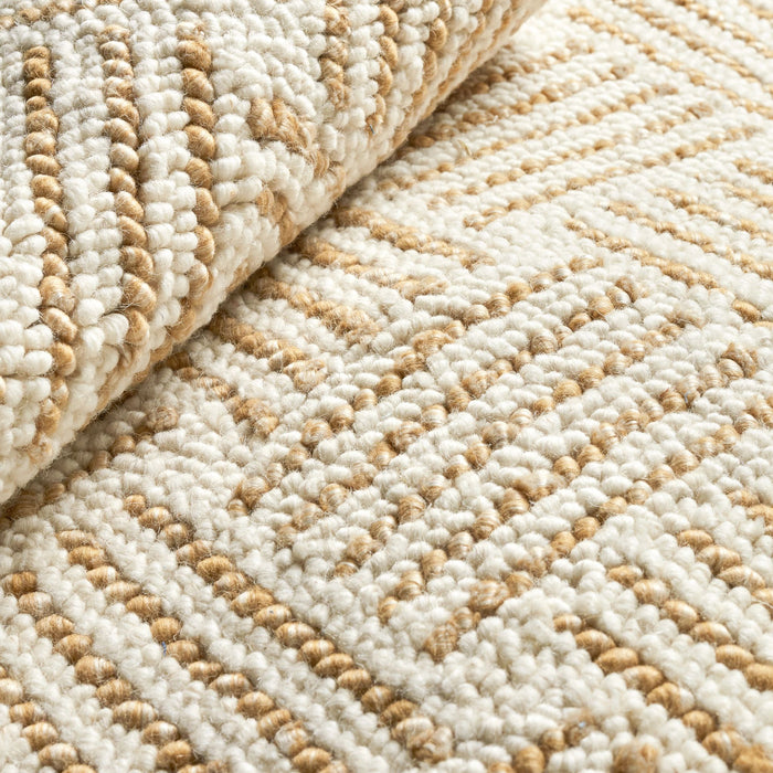 Layers Ochre Hand Hooked Wool Rug Rug By Annie Selke