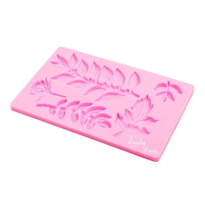 LEAF PATTERN SILICON MOULD